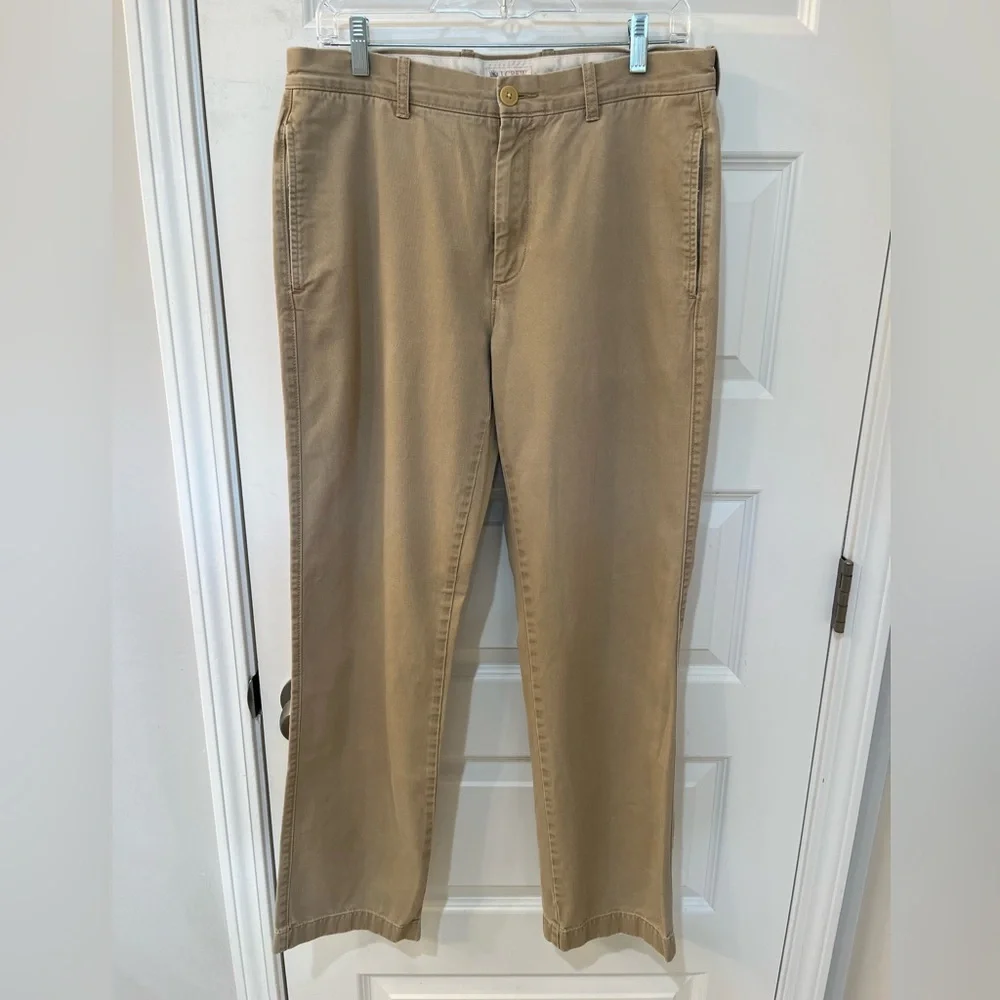 J.Crew Classic Fit Men’s Khaki Chino Pants Cotton Straight Leg Size 32x32(32x31)